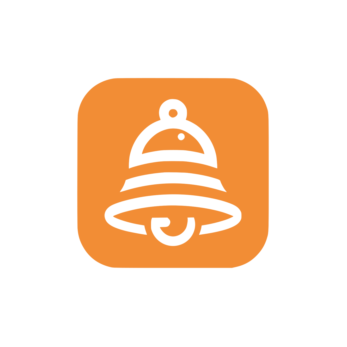 Service Bell Logo #F28D35