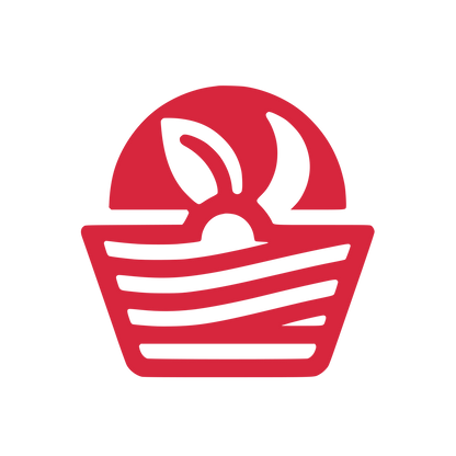 Rabbit Logo #D7263D