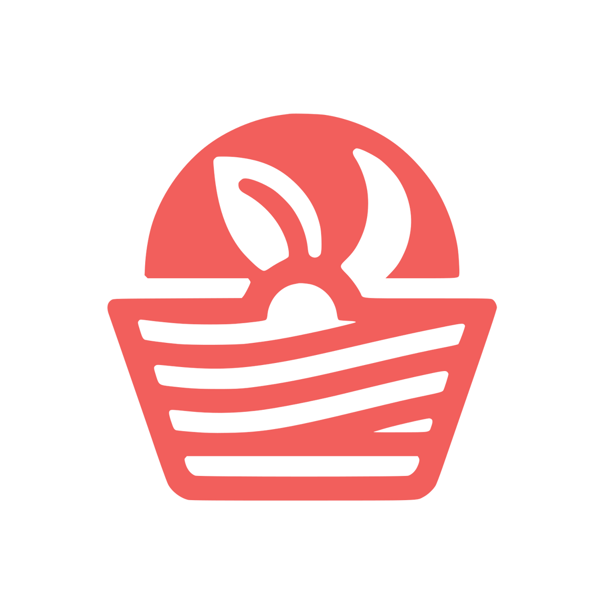 Rabbit Logo #F25F5C