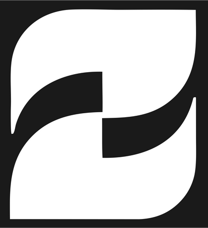 Bold Twin Leaves Gemini Icon #1a1a1a/#ffffff