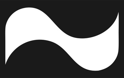 Bold S-Curve Gemini Mark #1a1a1a/#ffffff