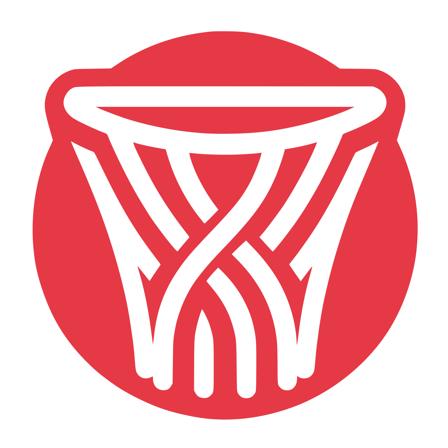 Line Basket Logo #E63946