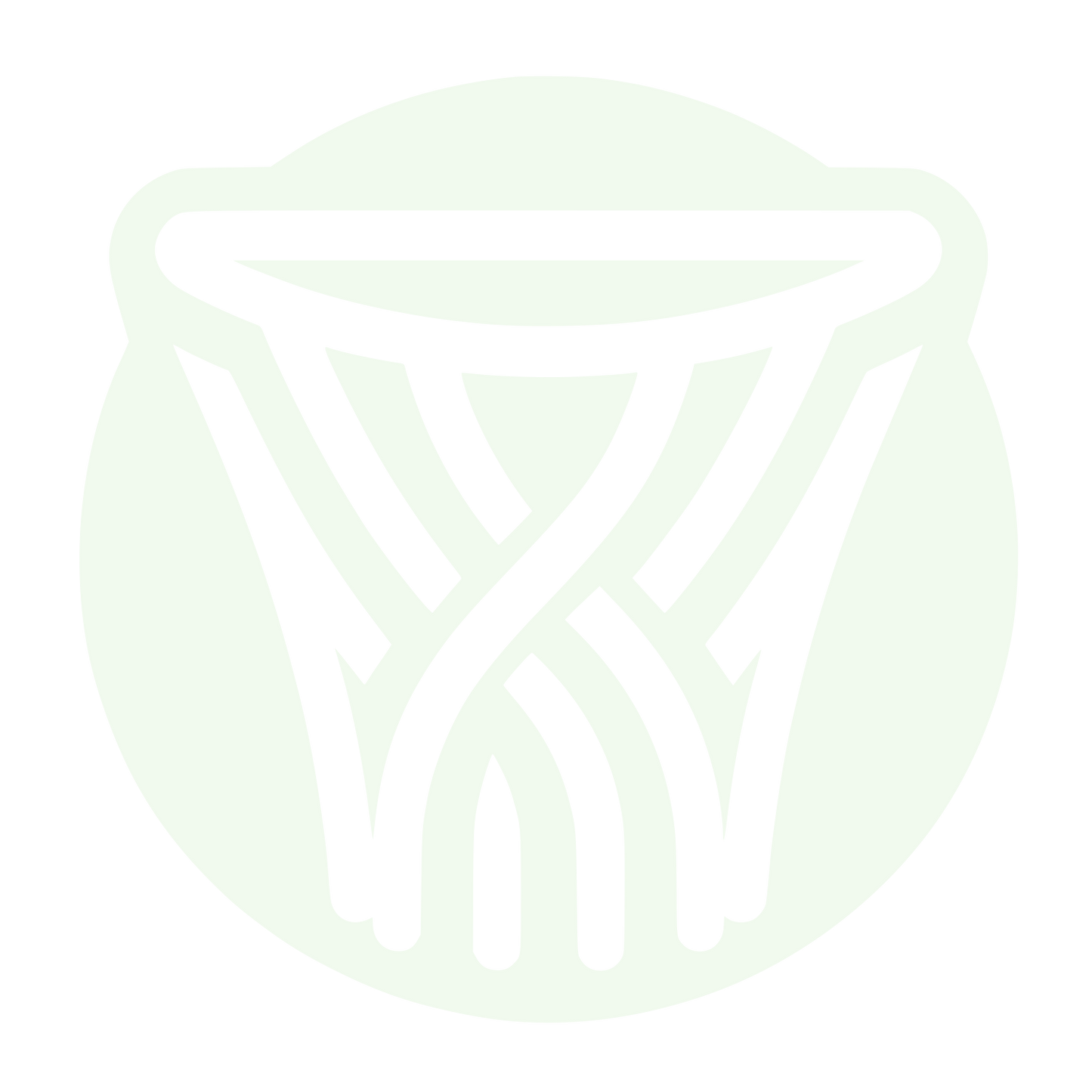 Line Basket Logo #F1FAEE