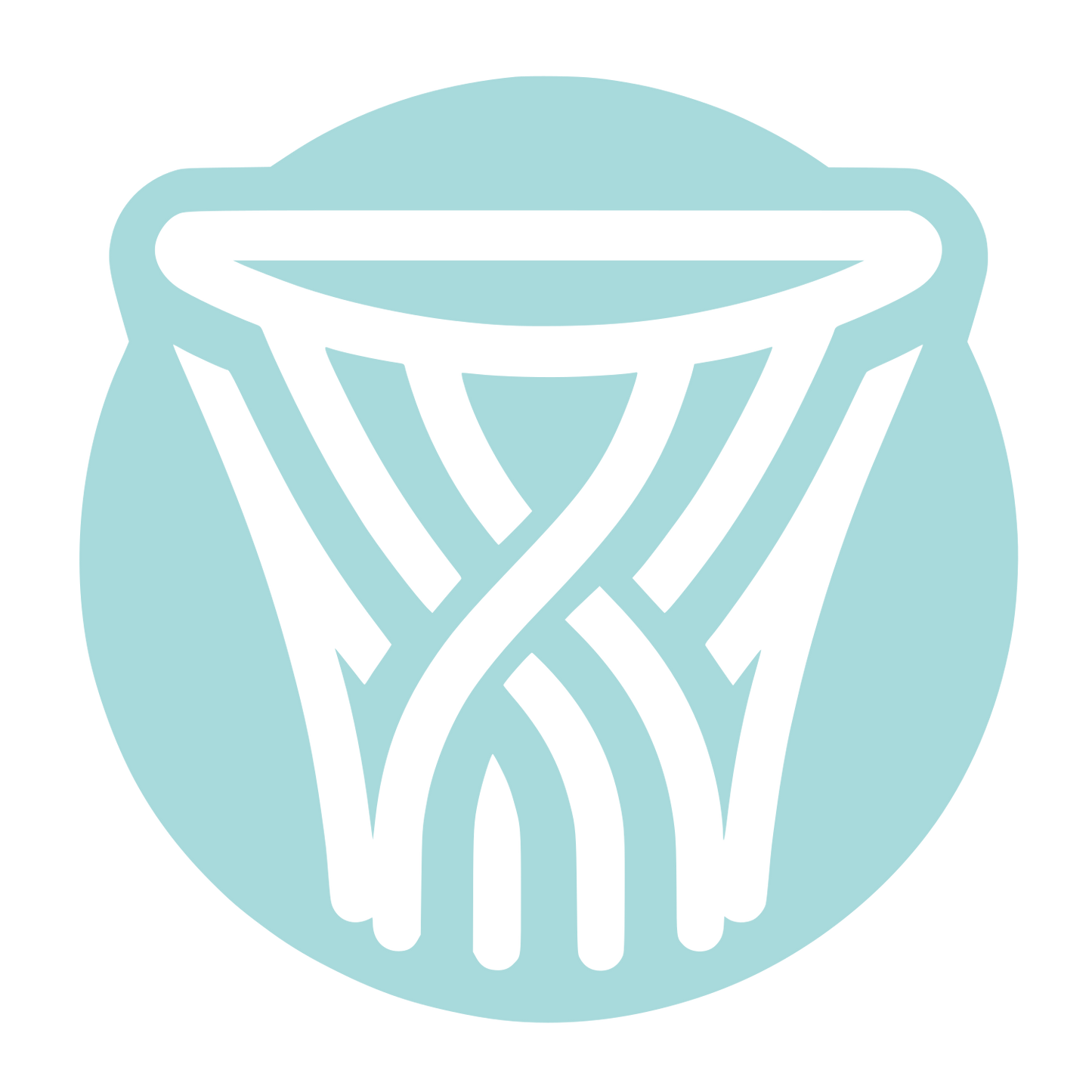 Line Basket Logo #A8DADC