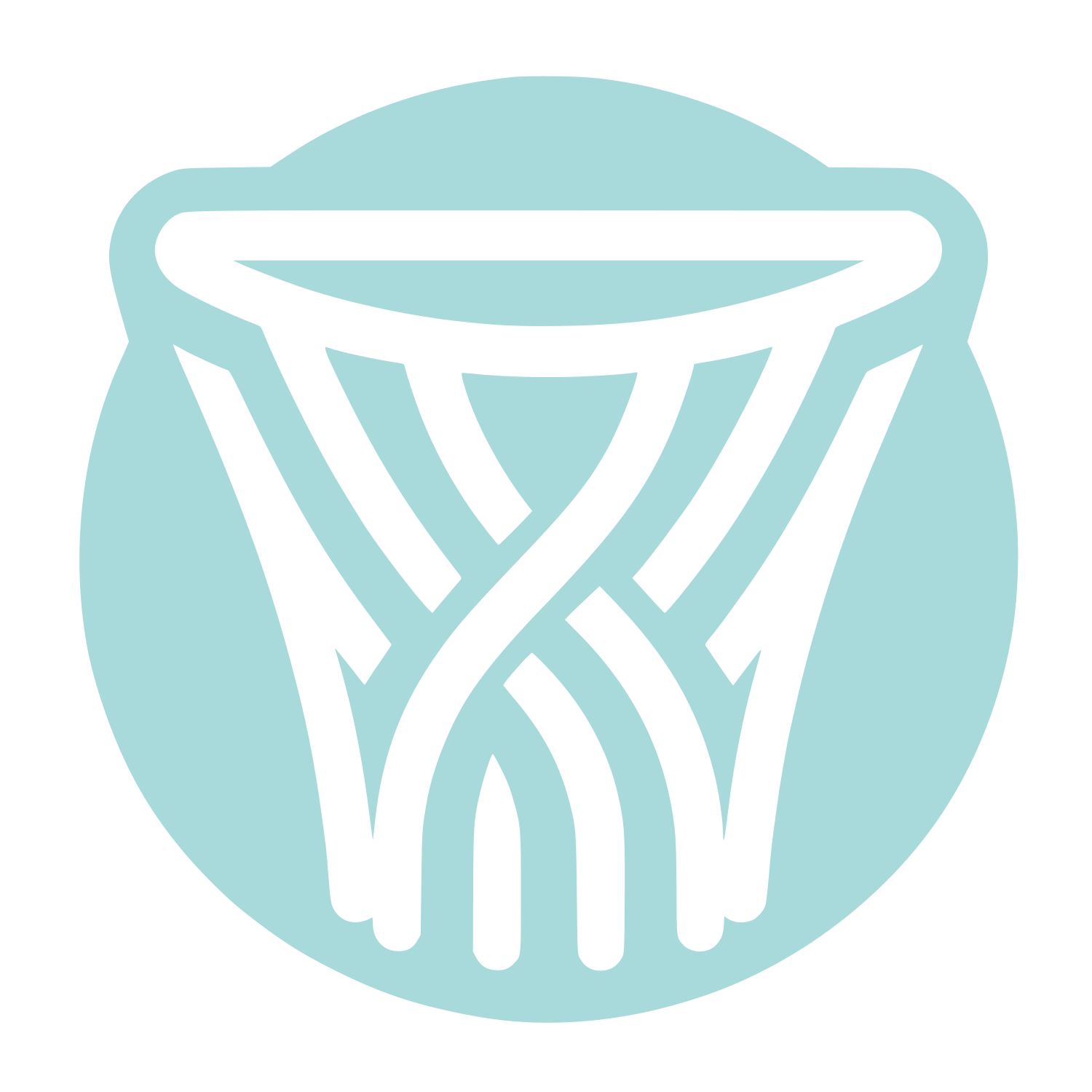 Line Basket Logo #A8DADC
