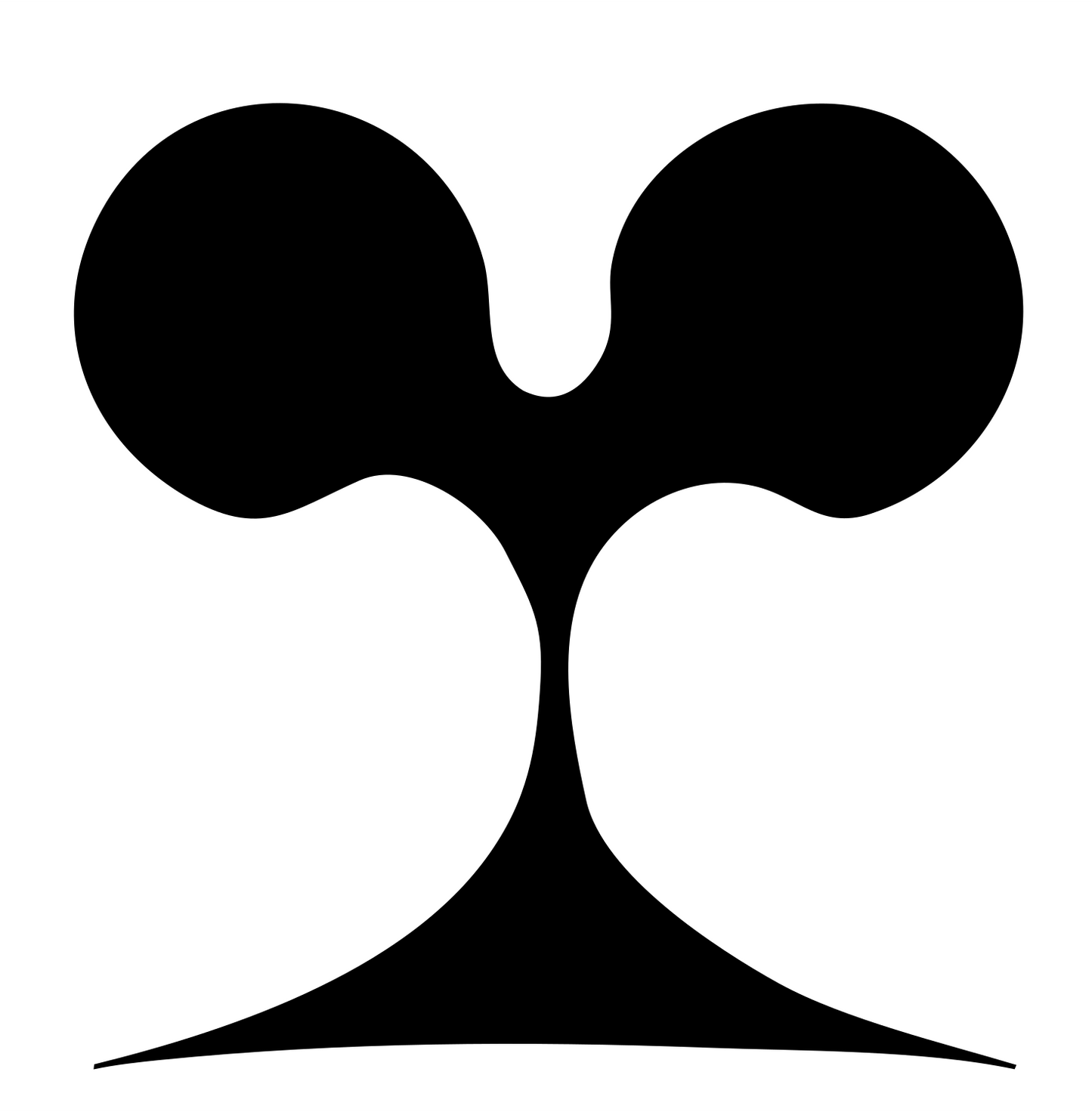 Twin Canopy Tree Gemini Logo #ffffff/#000000