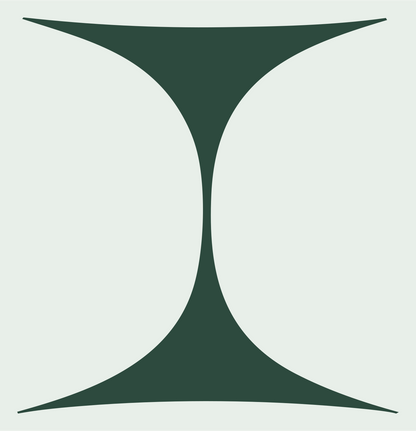 Hourglass Waist Gemini Logo #e8efe9/#2d4a3e