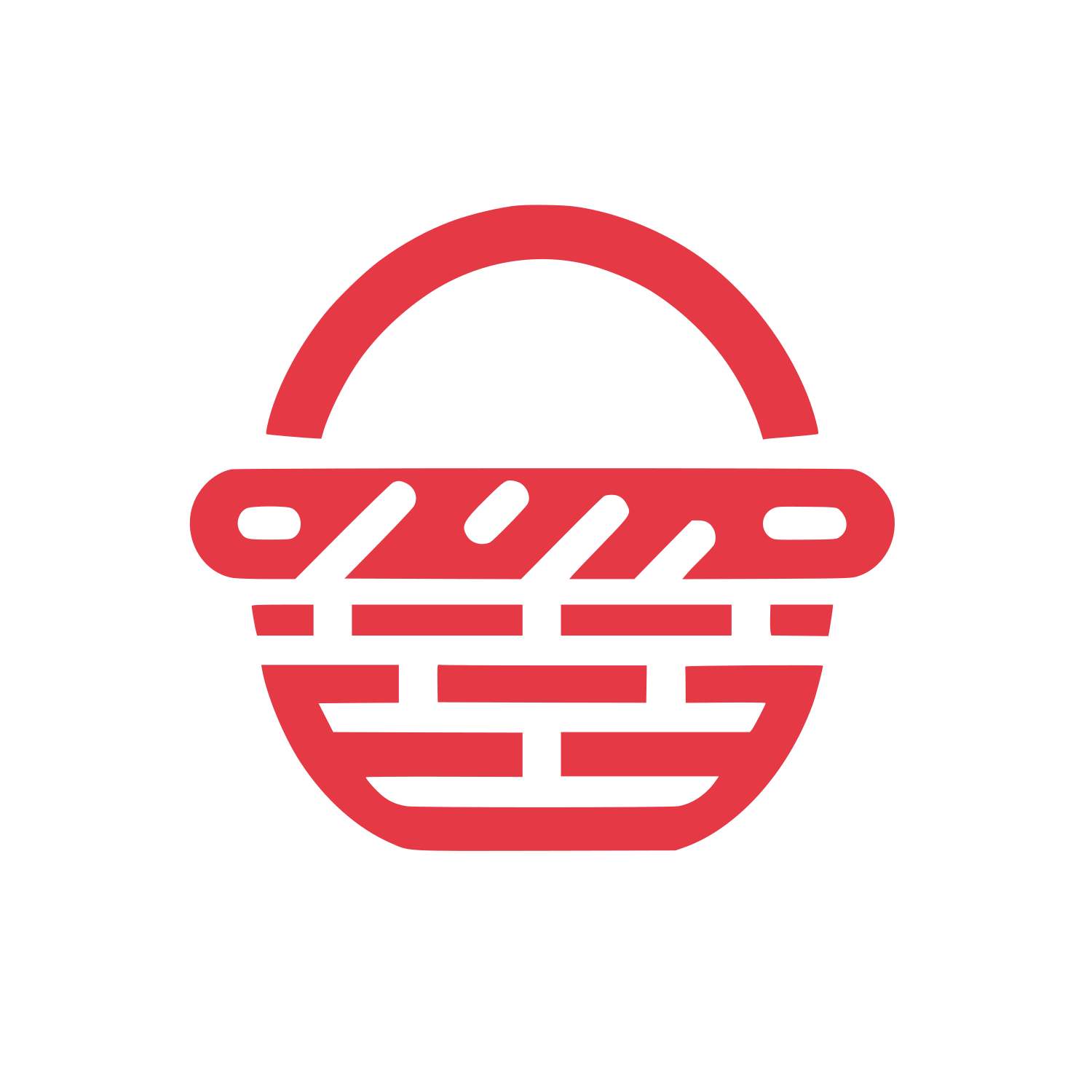 Shopping Basket Logo #E63946