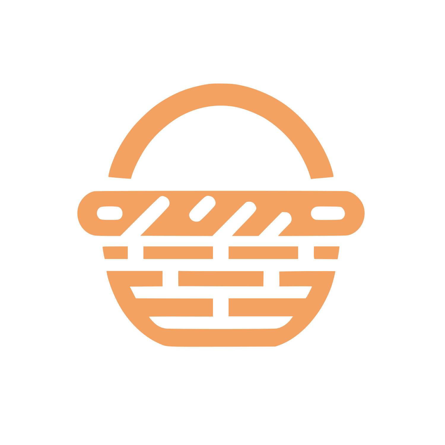 Shopping Basket Logo #F4A261