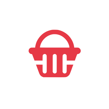 Shopping Basket Logo #E63946