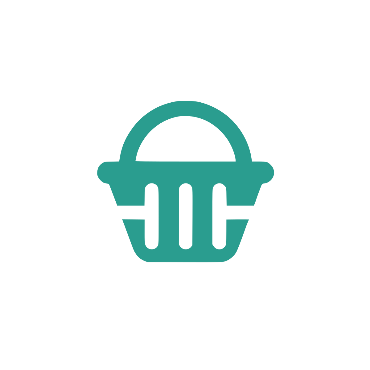 Shopping Basket Logo #2A9D8F