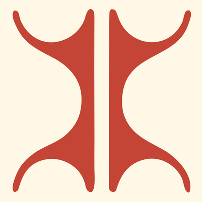 Mirrored Crab Claw Icon #fff8e7/#c44536
