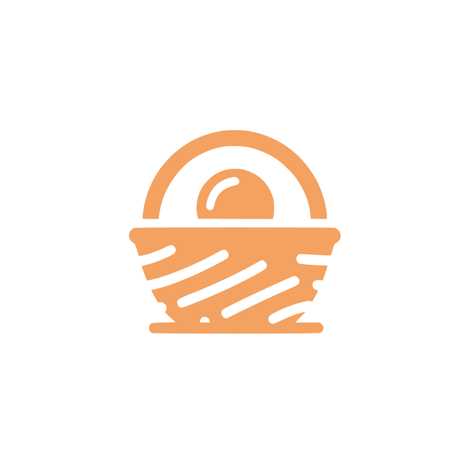 Basket Logo Design #F4A261