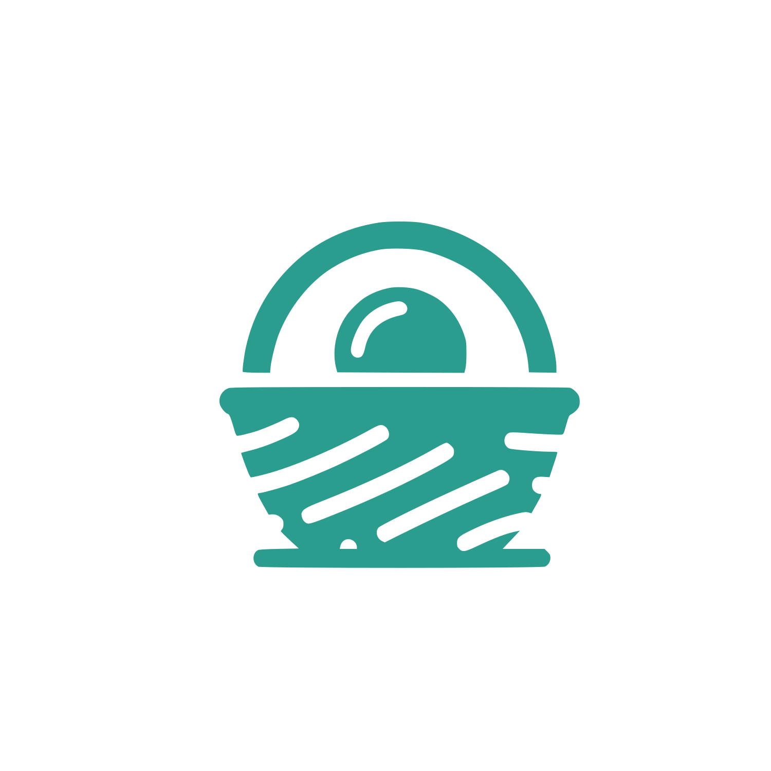 Basket Logo Design #2A9D8F