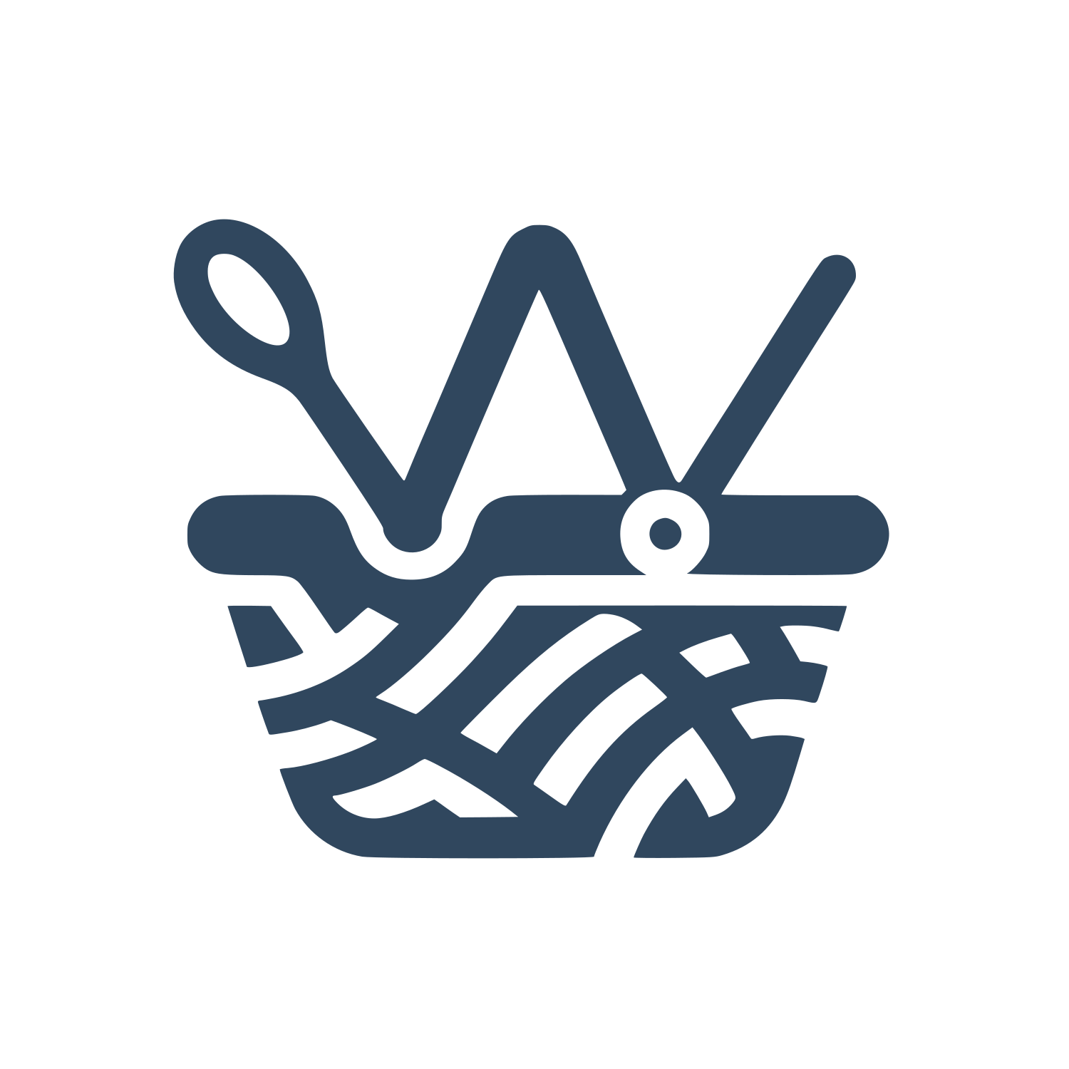 Basket Logo #30475E