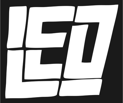 Hand-Drawn LEO Lettermark Badge #1a1a1a/#ffffff