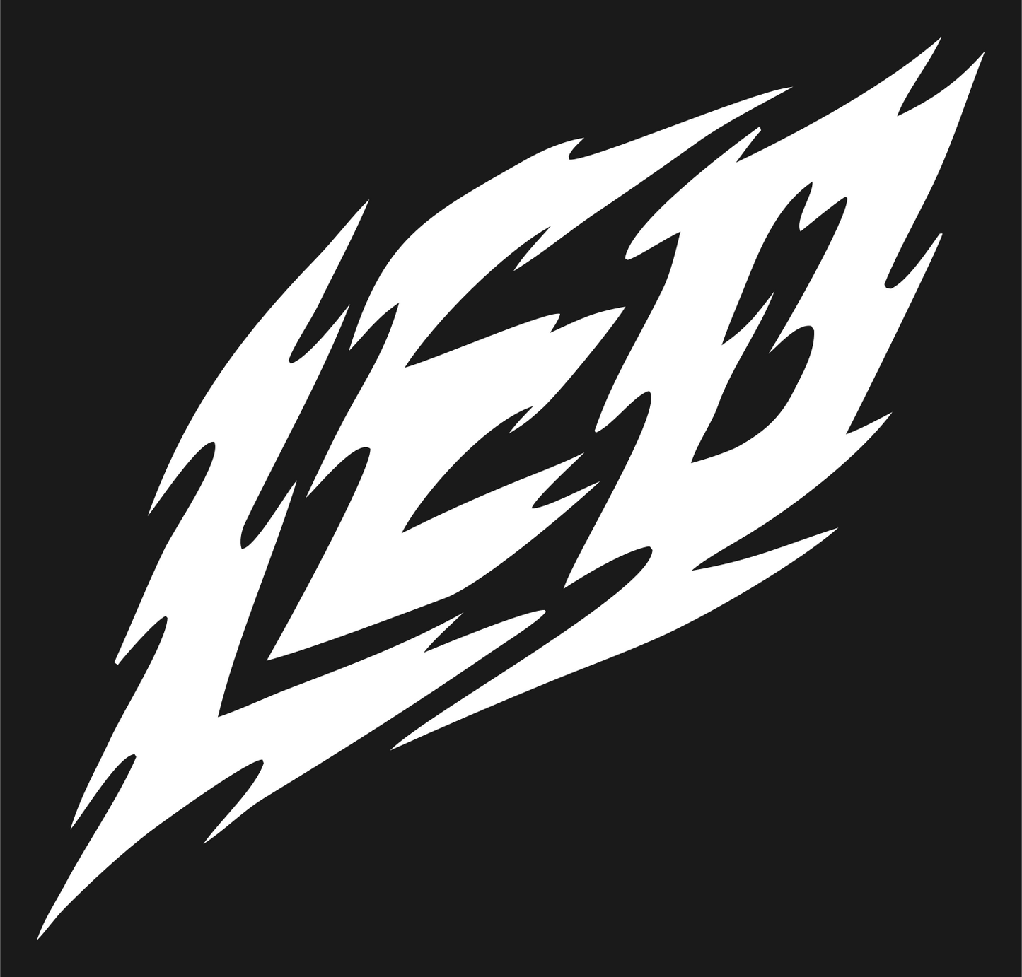 Tribal LEO Diamond Emblem #1a1a1a/#ffffff