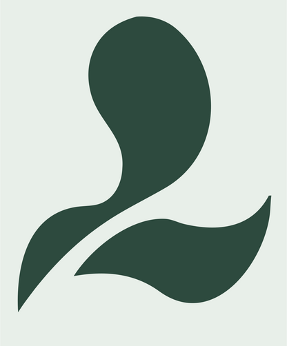 Pictogram Sprouting Leaf Mark #e8efe9/#2d4a3e