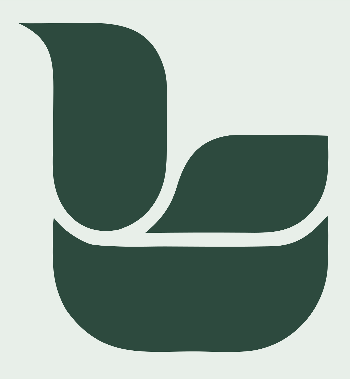 Pictogram Duck Bird Mark #e8efe9/#2d4a3e
