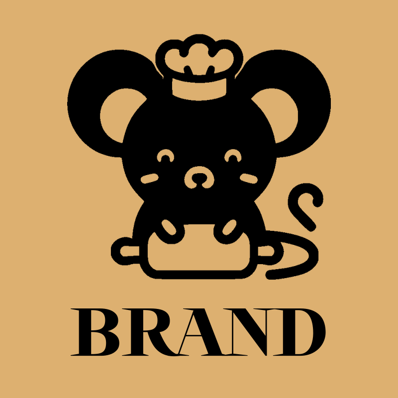Cartoon Mouse Chef Logo preview