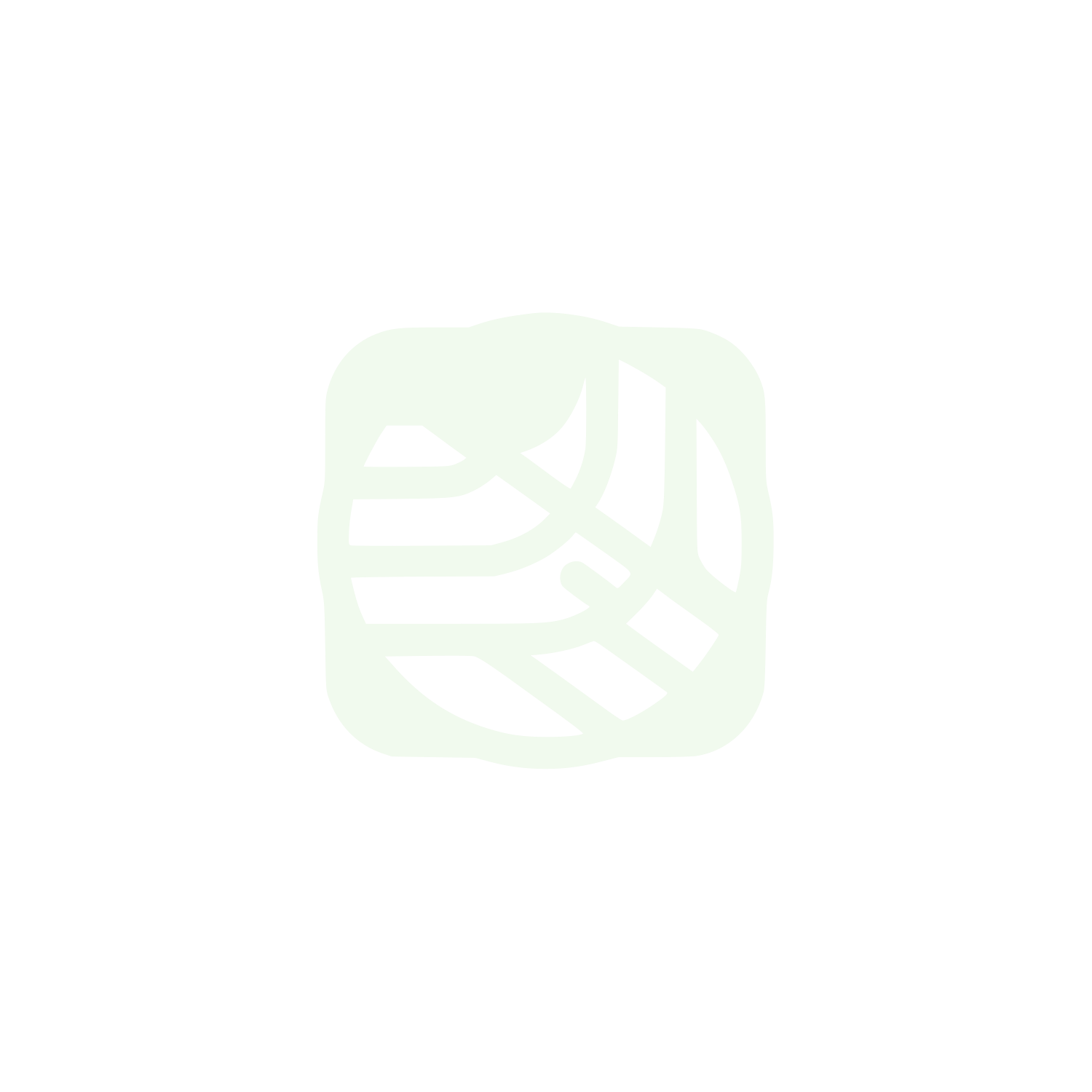 Folded Blanket Icon #F1FAEE