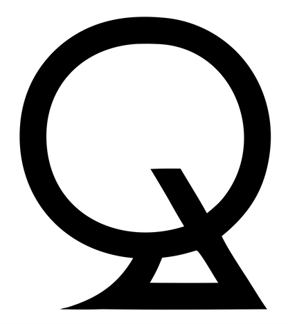 Monoline Virgo Circle Crest #ffffff/#000000
