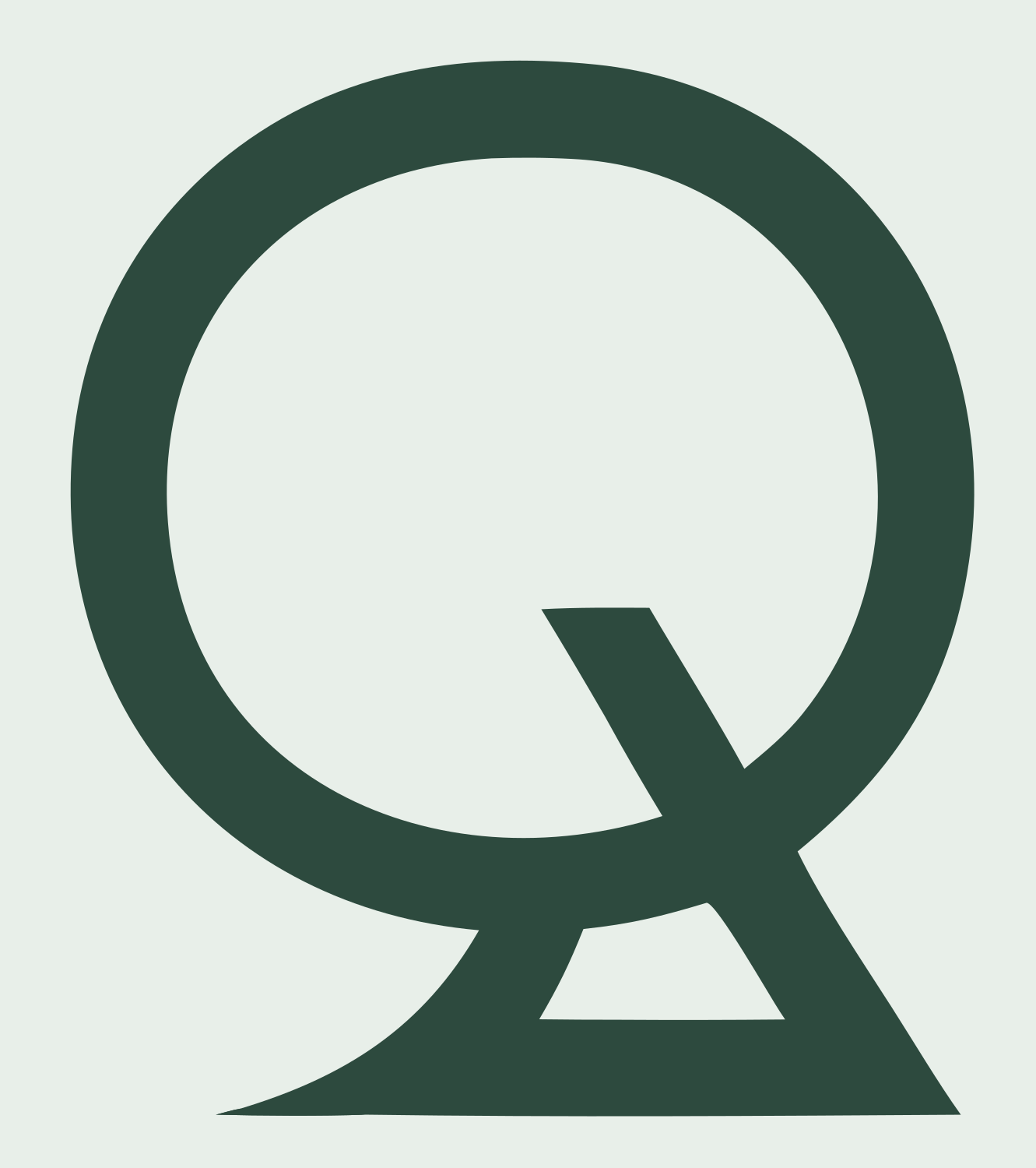 Monoline Virgo Circle Crest #e8efe9/#2d4a3e
