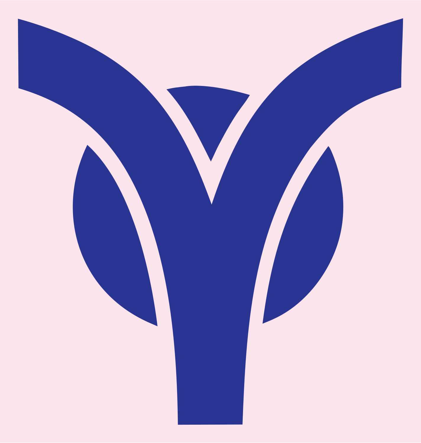 Pictogram Bull Horns Emblem #fce4ec/#283593