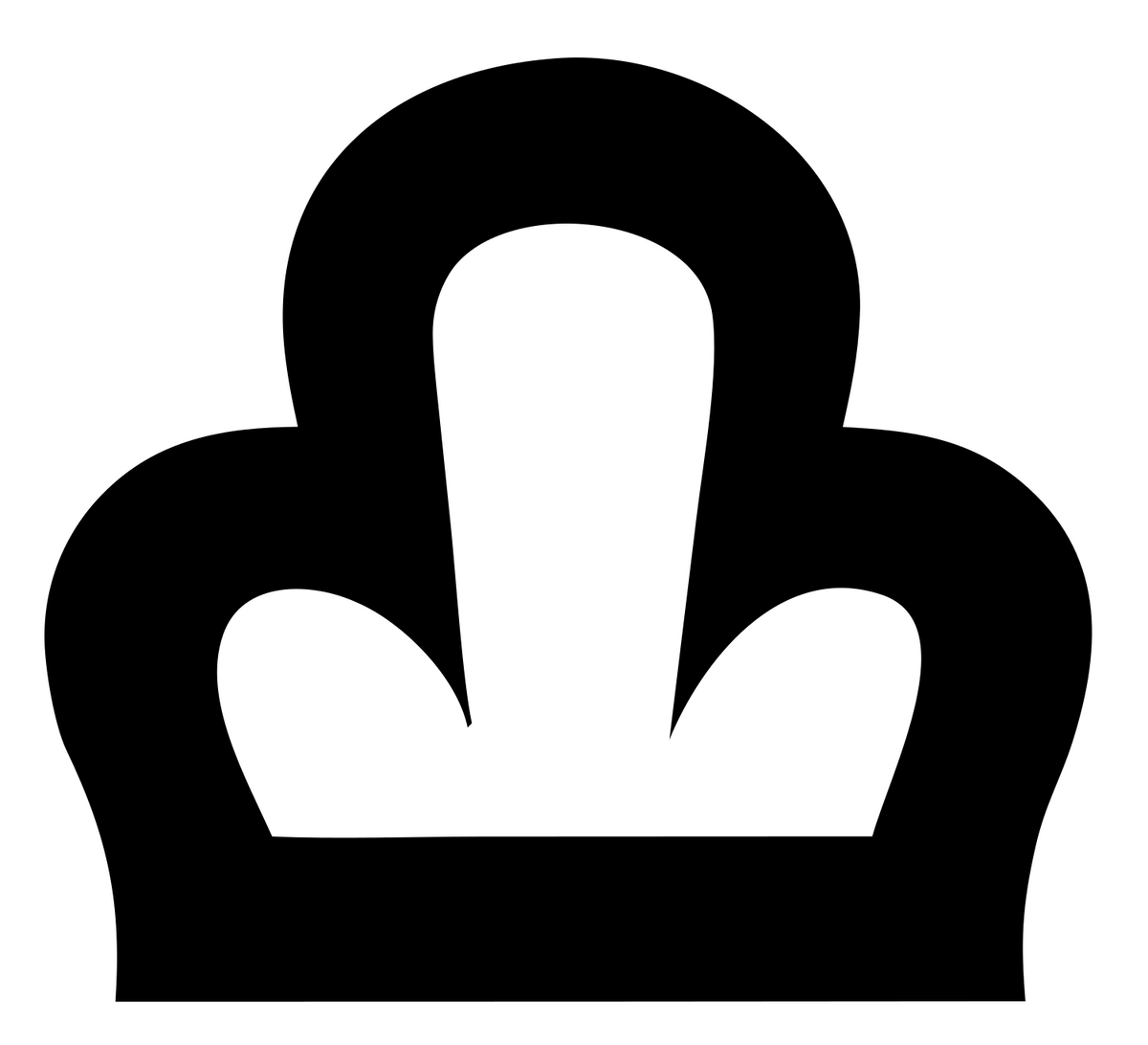 Pictogram Crown Seat Icon #ffffff/#000000