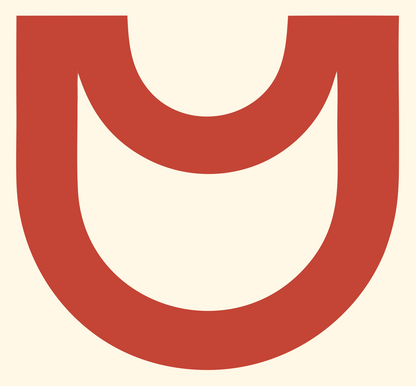 Monoline Libra Scales Icon #fff8e7/#c44536