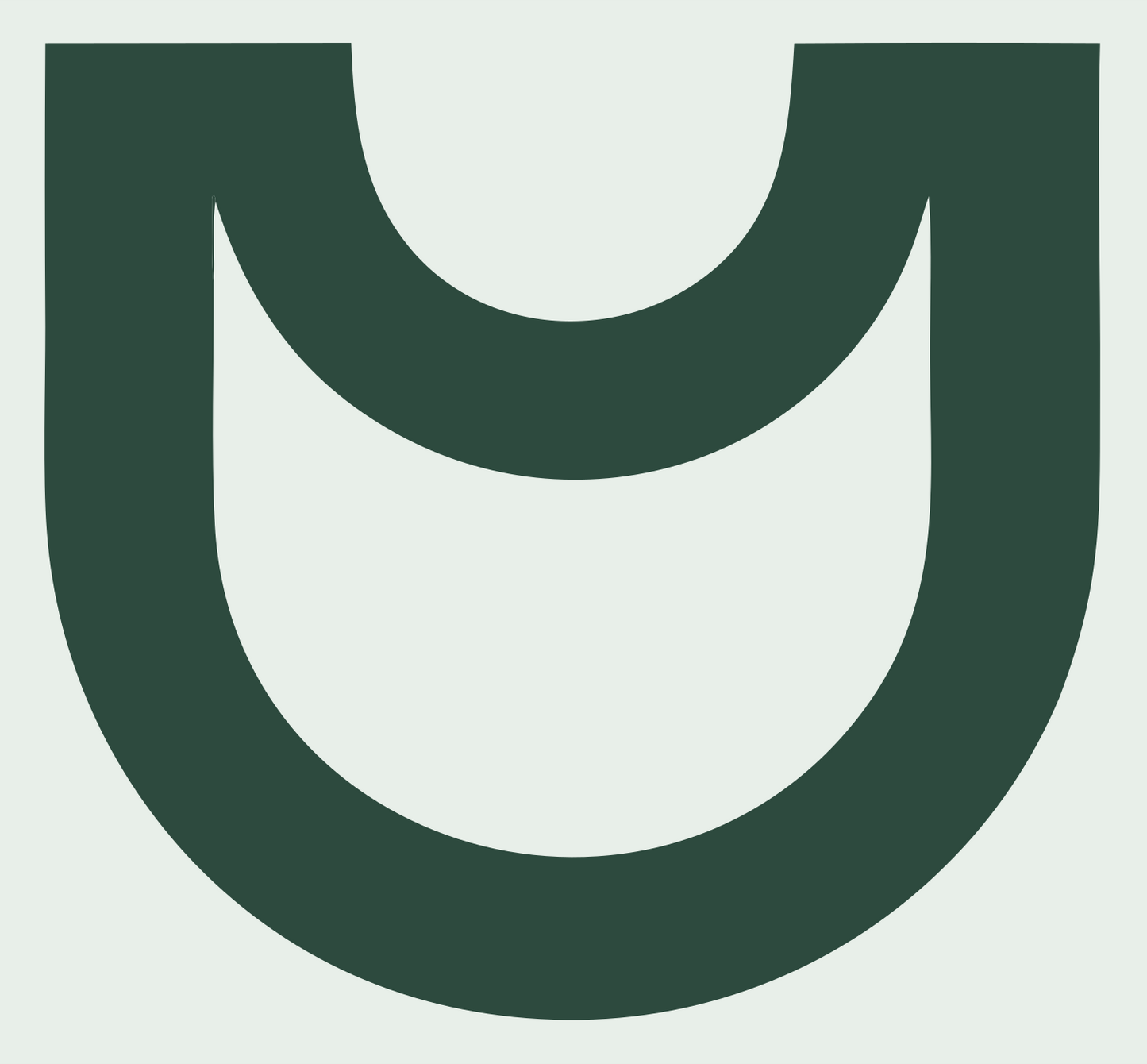 Monoline Libra Scales Icon #e8efe9/#2d4a3e