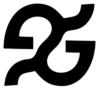Monoline Libra Letter Mark #ffffff/#000000