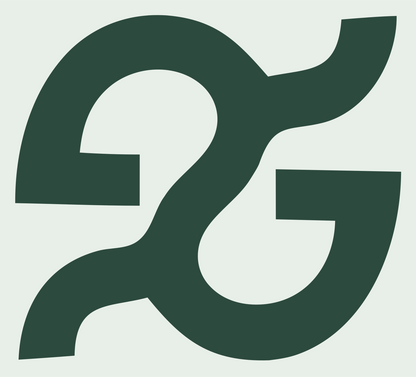 Monoline Libra Letter Mark #e8efe9/#2d4a3e