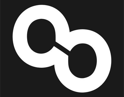 Monoline Double Circle Crest #1a1a1a/#ffffff