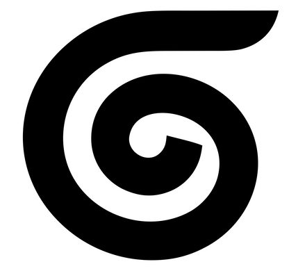 Monoline Spiral Libra Mark #ffffff/#000000