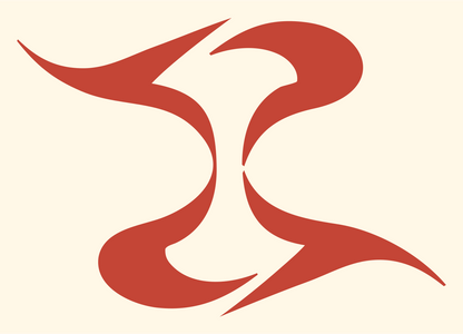 Tribal Libra Wings Mark #fff8e7/#c44536