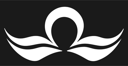 Crescent Wings Libra Emblem #1a1a1a/#ffffff