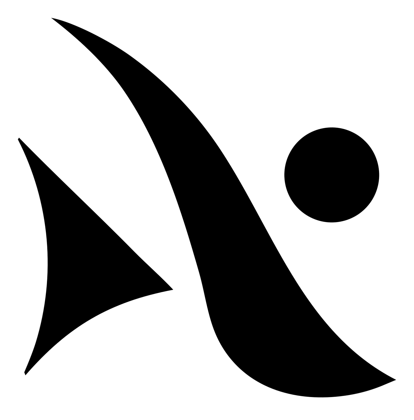 Pictogram Figure Swing Emblem #ffffff/#000000