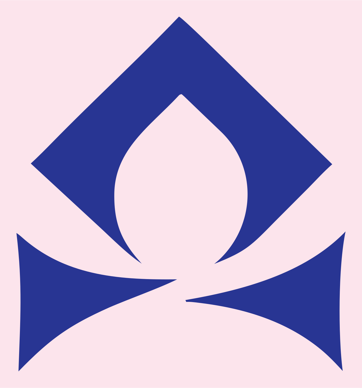 Pictogram Flame Diamond Libra Mark #fce4ec/#283593