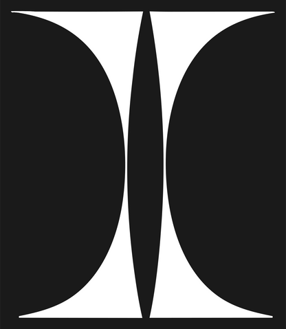 Negative Space Hourglass Libra Mark #1a1a1a/#ffffff