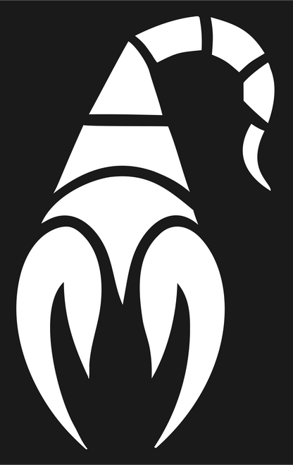 Gnome Scorpion Figure Mark #1a1a1a/#ffffff