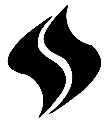 Flame Scorpio Wave Mark #ffffff/#000000
