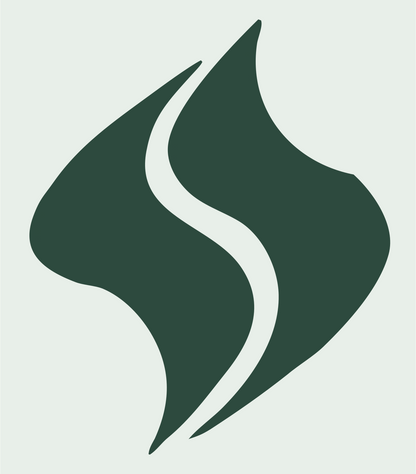 Flame Scorpio Wave Mark #e8efe9/#2d4a3e