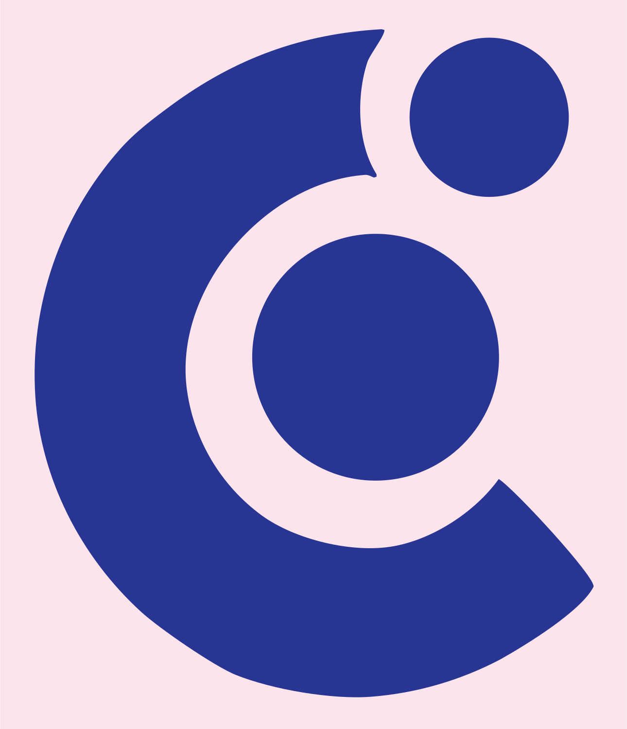 Circular Orbit Scorpio Icon #fce4ec/#283593