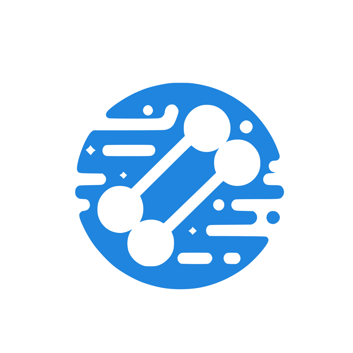 Network Tech Logo #1F85DE