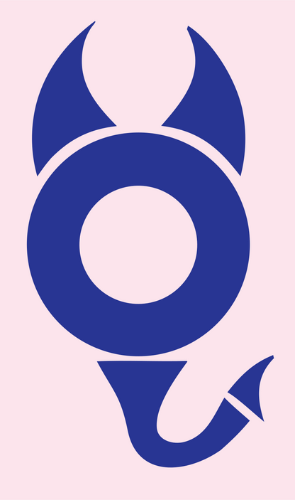 Devil Ring Scorpio Icon #fce4ec/#283593