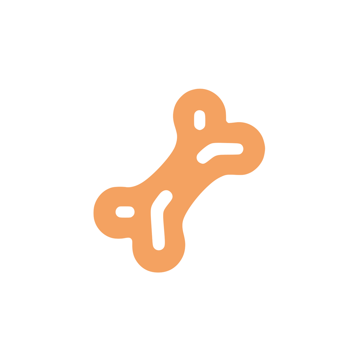 Bone Logo #F4A261