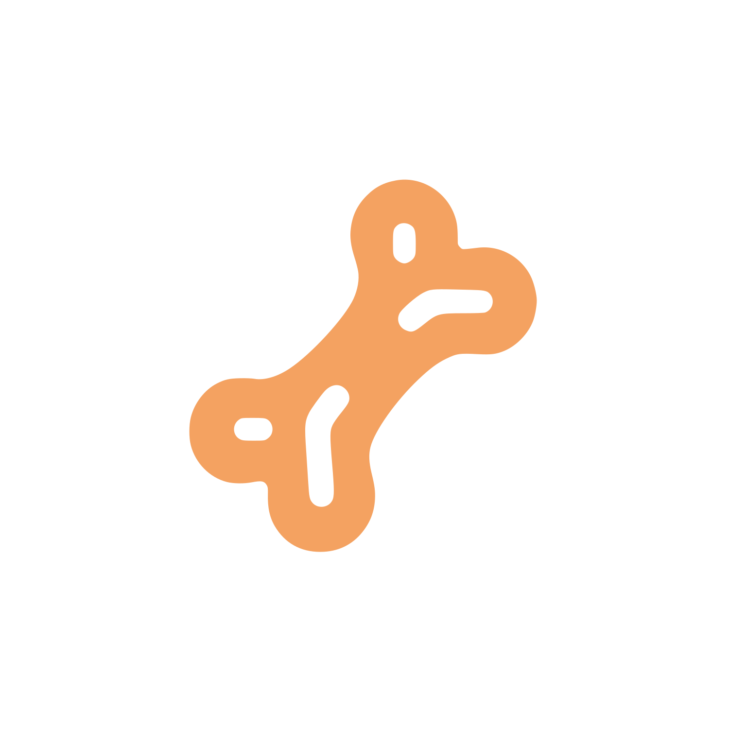 Bone Logo #F4A261