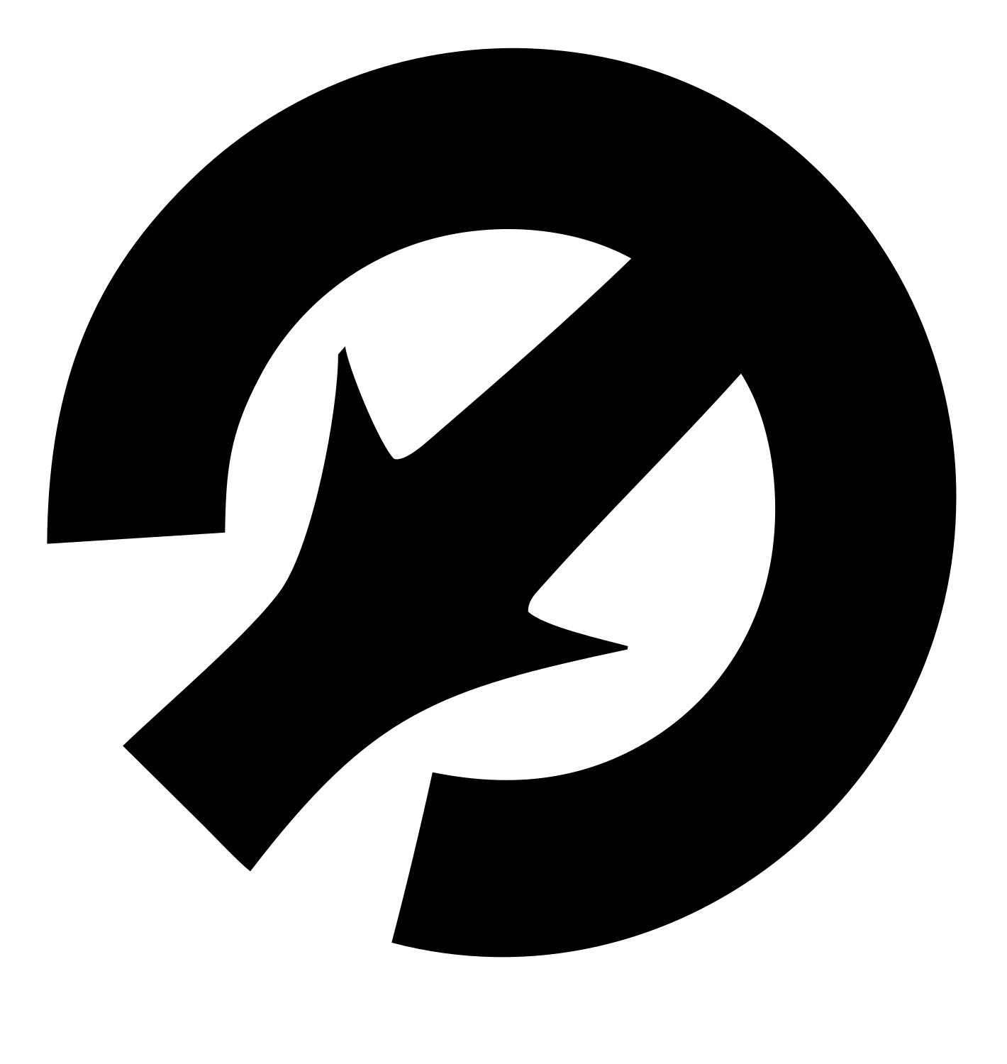 Bold Sagittarius Circle Emblem #ffffff/#000000