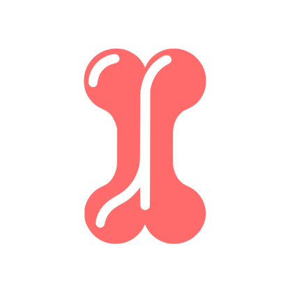 Bone Logo #FF6B6B